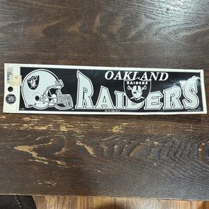 🌈NFL Oakland Raiders Black and White Sticker🌈